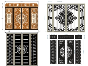 Bộ sưu tập Cổng Hiện Đại Khung Hộp Vuông