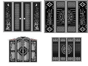 Bộ sưu tập Cổng Sắt Hộp Hiện Đại