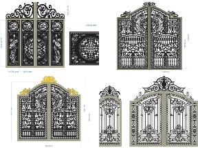 Bộ sưu tập BST Cổng Sắt Mỹ Thuật – Điểm Nhấn Sang Trọng