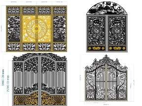 Bộ sưu tập Cổng Sắt Nghệ Thuật – Dấu Ấn Đẳng Cấp Cho Ngôi Nhà