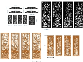 Bộ sưu tập Cổng Tứ Quý – Mai • Lan • Cúc • Trúc