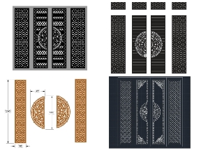 Bộ sưu tập Bộ 10 mẫu cổng bông tuyết 4 cánh đơn giản đẹp mắt