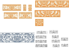 Bộ sưu tập Cấp file lan can CNC chất lượng