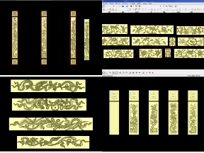 Bộ sưu tập Download 16 File CNC Tứ quý Tùng Cúc Trúc Mai