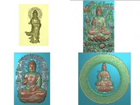 Bộ sưu tập Download trọn bộ 6 mẫu Phật giáo CNC tuyệt đẹp
