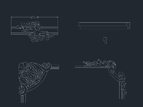 Bộ sưu tập File Autocad thiết kế 5 mẫu Phào chỉ CNC đẹp nhất