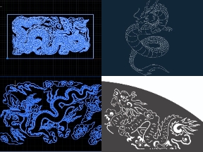 Bộ sưu tập File autocad Tứ Linh Rồng đẳng cấp nhất