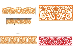 Bộ sưu tập File CNC lan can đẹp cho nhà