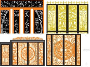 Bộ sưu tập File cổng 20 mẫu 4 cánh mới hiện đại