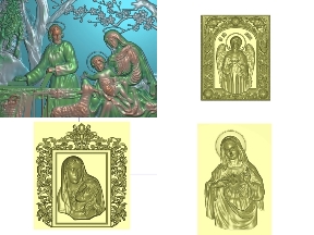 Bộ sưu tập File jdpaint 6 mẫu Công giáo 3d đẹp