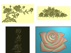 Bộ sưu tập File jdpaint thiết kế 4 mẫu Hoa hồng đẹp nhất