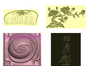 Bộ sưu tập File jdpaint thiết kế bộ 5 mẫu Hoa hồng CNC tuyệt đẹp