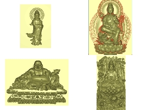 Bộ sưu tập File jdpaint thiết kế tổng hợp bộ 5 mẫu Phật giáo chi tiết nhất