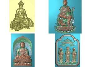 Bộ sưu tập File jdpaint tổng hợp bộ 6 mẫu Phật giáo tuyệt đẹp