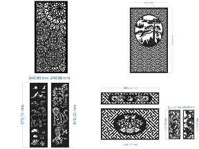 Bộ sưu tập File vách ngăn CNC dành cho xưởng sản xuất 2d