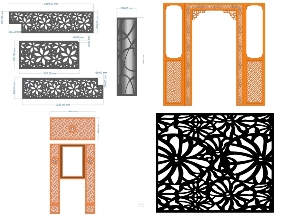 Bộ sưu tập File vách ngăn cnc đẹp chuẩn cắt