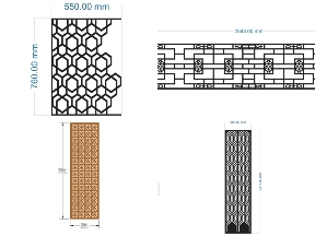 Bộ sưu tập File vách ngăn CNC hiện đại họa tiết đơn giản
