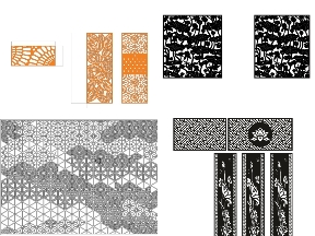 Bộ sưu tập File vách ngăn CNC hoa văn sang trọng hiện đại