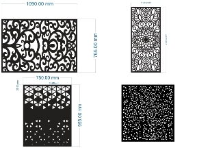 Bộ sưu tập File vách ngăn CNC nhiều lựa chọn