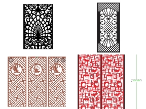 Bộ sưu tập File vách ngăn CNC nhiều mẫu đẹp 2d
