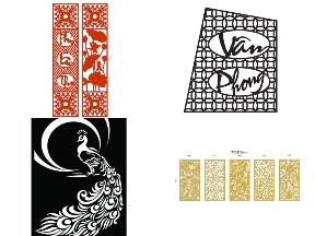 Bộ sưu tập File vách ngăn hoa văn độc đáo hiện đại