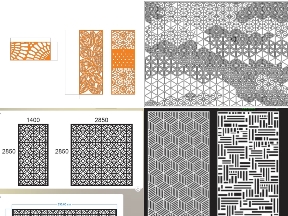 Bộ sưu tập File vách ngăn hoa văn mới nhất 2d