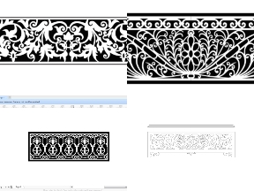 Bộ sưu tập Giảm đến 20% cho bộ 5 mẫu Lan can CNC chất lượng thiết kế trên Corel