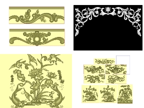 Bộ sưu tập Giảm giá hôm nay tải ngay 6 file jdpaint hoa văn CNC