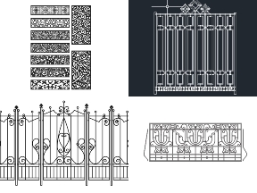 Bộ sưu tập Giảm giá sốc 15% cho bộ sưu tập 9 mẫu Hàng rào CNC thiết kế trên Corel và Autocad