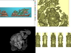 Bộ sưu tập Jdpaint thiết kế tổng hợp 9 mẫu Tượng tuyệt đẹp