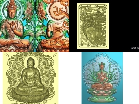 Bộ sưu tập Jdpaint thiết kế tổng hợp bộ 6 mẫu Phật giáo CNC đẹp nhất