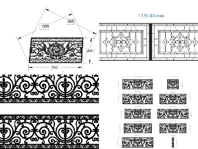 Bộ sưu tập Lan can cắt CNC chất lượng