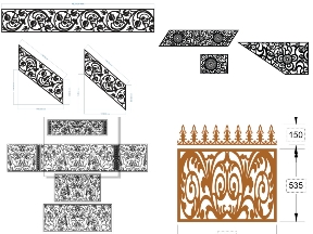 Bộ sưu tập Lan can cắt CNC hiện đại cho mọi nhà