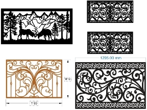 Bộ sưu tập Lan can CNC hiện đại