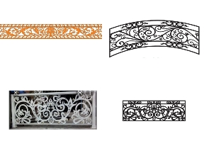 Bộ sưu tập Lan can CNC hoa văn hiện đại lạ mắt