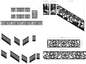 Bộ sưu tập Lan can cnc hoa văn sang trọng