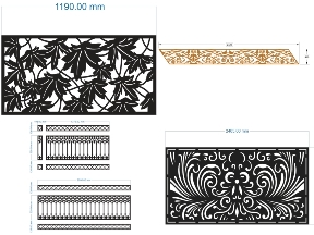Bộ sưu tập Lan can CNC mỹ thuật cho không gian