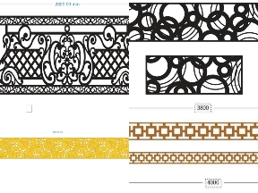 Bộ sưu tập Lan Can CNC Ngoài Trời