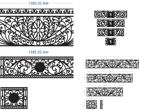 Bộ sưu tập Lan can cnc phong cách hiện đại