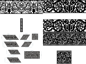 Bộ sưu tập BST 7 Mẫu Lan Can CNC Thiết Kế Theo Yêu Cầu