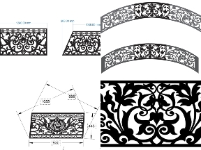 Bộ sưu tập Lan Can CNC Trang Trí Ngoại Thất