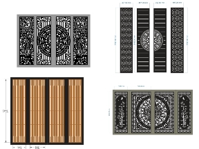 Bộ sưu tập Mẫu 15 cổng 4 cánh hiện đại cho nhà phố