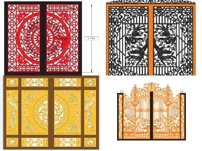 Bộ sưu tập Mẫu 16 bộ cổng 2 cánh mới