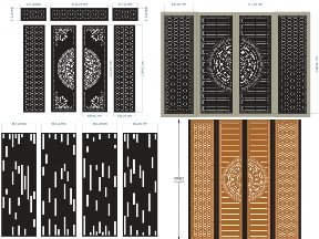 Bộ sưu tập Mẫu Cổng 2 Cánh Hiện Đại