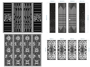 Bộ sưu tập Mẫu Cổng 4 Cánh Hiện Đại Sang Trọng Tối Giản