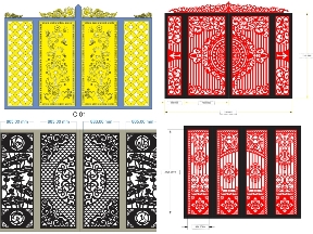 Bộ sưu tập Mẫu cổng 4 cánh mới nhất