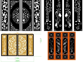 Bộ sưu tập Mẫu Cổng Cây Trúc Phong Thủy