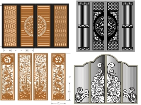 Bộ sưu tập Mẫu Cổng CNC 4 Cánh Tổng Hợp Xu Hướng Mới