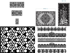 Bộ sưu tập Mẫu file cnc hàng rào kín đáo