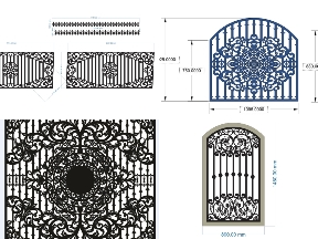 Bộ sưu tập Mẫu Hàng Rào CNC Cao Cấp, Dễ Thi Công